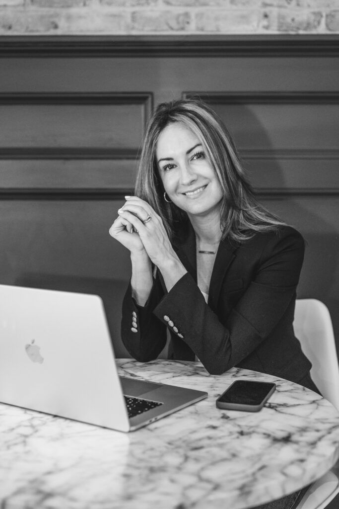 Professional headshot of Andrea Samacicia Mullan, public relations strategist